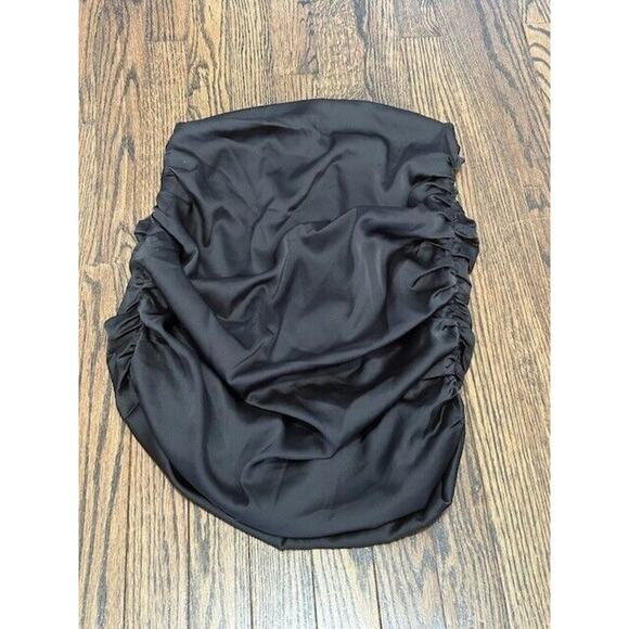 Generation Love Emmie‎ Mini Skirt Ruched Sides Pull On Unlined Black Size 8 NEW - Picture 9 of 9